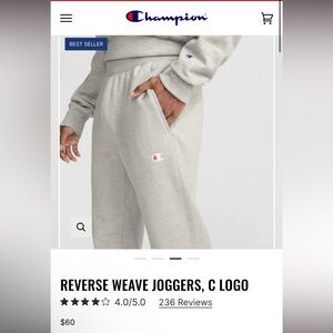 Champion reverse weave joggers